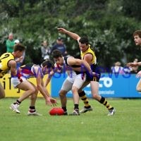 17-9-11. AJAX  defeats Werribee in the C Section grand final at Trevor Barker Oval, Sandringham.   Photo: Peter Haskin