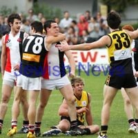 17-9-11. AJAX  defeats Werribee in the C Section grand final at Trevor Barker Oval, Sandringham. Photo: Peter Haskin