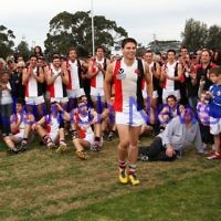 17-9-11. AJAX v Werribee. 2011 C Grade Premiers. Trevor Barker Oval, Sandringham. Eugene Routman, winner of the Michael Ritterman Medal. Photo: Peter Haskin