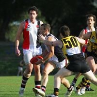 AJAX v Werribee. Second semi final. 3-9-11. Photo: Peter Haskin