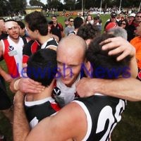 17-9-11. AJAX  2nds defeat Ormond in the grand final at Trevor Barker Oval, Sandringham.  Photo: Peter Haskin