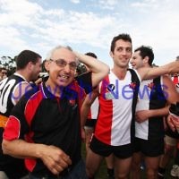 17-9-11. AJAX  2nds defeat Ormond in the grand final at Trevor Barker Oval, Sandringham.  Photo: Peter Haskin