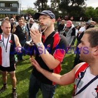 17-9-11. AJAX  2nds defeat Ormond in the grand final at Trevor Barker Oval, Sandringham.  Photo: Peter Haskin