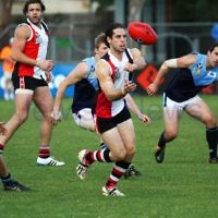 10-9-11. Ajax V Old Camberwell, Preliminary Final. Jason Israelsohn. Photo: Peter Haskin
