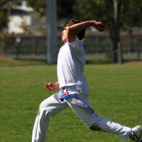 9-10-11. Maccabi Cricket v RMIT. Benji Jones. Photo: Peter Haskin 9-10-11. Maccabi Cricket v RMIT. Benji Jones. Photo: Peter Haskin
