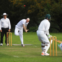 9-10-11. Maccabi Cricket v RMIT. David Majtlis. Photo: Peter Haskin 9-10-11. Maccabi Cricket v RMIT. David Majtlis. Photo: Peter Haskin