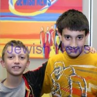 27-10-2011. Rosh Hashanah card competition finalists 2011. Avi Ben-Moyal, Saul Barnett. Photo: Lochlan Tangas