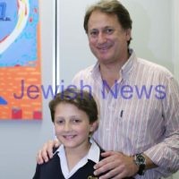 27-10-2011. Rosh Hashanah card competition finalists 2011. Joshua and Peter Worth. Photo: Lochlan Tangas