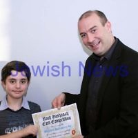 27-10-2011. Rosh Hashanah card competition finalists 2011. Matthew Kolomeysky and Zeddy Lawrence. Photo: Lochlan Tangas