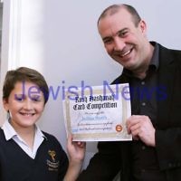 27-10-2011. Rosh Hashanah card competition finalists 2011. Joshua Worth and Zeddy Lawrence. Photo: Lochlan Tangas