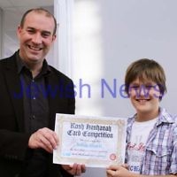 27-10-2011. Rosh Hashanah card competition finalists 2011. Sahar Shavit and Zeddy Lawrence. Photo: Lochlan Tangas