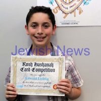 27-10-2011. Rosh Hashanah card competition finalists 2011. Edward Lichtig. Photo: Lochlan Tangas