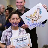 27-10-2011. Rosh Hashanah card competition finalists 2011. Edward Lichtig and Zeddy Lawrence. Photo: Lochlan Tangas