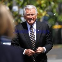 13-12-11. Memeorial service for former Australian Governer General, Sir Zelman Cowen. Held at Temple Beth Israel, Alma Rd., East St Kilda.  Former Australian Prime Minister Bob Hawke. Photo copyright: AJN/Peter Haskin.