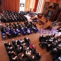 13-12-11. Memeorial service for former Australian Governer General, Sir Zelman Cowen. Held at Temple Beth Israel, Alma Rd., East St Kilda. Photo copyright: AJN/Peter Haskin.