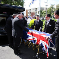 13-12-11. Memeorial service for former Australian Governer General, Sir Zelman Cowen. Held at Temple Beth Israel, Alma Rd., East St Kilda. Photo copyright: AJN/Peter Haskin.