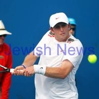 17-1-12. Australian Open 2012. Mens Round 1. Jesse Levine. Photo: Peter Haskin 17-1-12. Australian Open 2012. Mens Round 1. Jesse Levine. Photo: Peter Haskin
