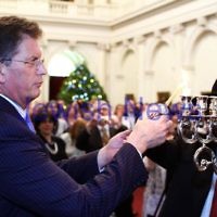 Chanukah at Queens Hall, Parliament House 2011. Ted Baillieu. Photo: Peter Haskin