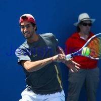 11-1-12. Australian Open 2012. Qualifiers.Amir Weintraub. Photo: Peter Haskin