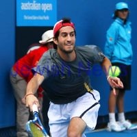 11-1-12. Australian Open 2012. Qualifiers.Amir Weintraub. Photo: Peter Haskin