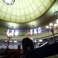 11-1-12. Sir Zelman Cowen Shloshim. St Kilda Hebrew Congregation. Photo: Peter haskin