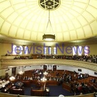11-1-12. Sir Zelman Cowen Shloshim. St Kilda Hebrew Congregation. Photo: Peter haskin