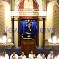 11-1-12. Sir Zelman Cowen Shloshim. St Kilda Hebrew Congregation. Photo: Peter haskin