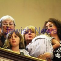 11-1-12. Sir Zelman Cowen Shloshim. St Kilda Hebrew Congregation. Lady Anna Cowen.  Photo: Peter Haskin