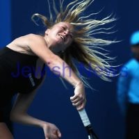 Australian Open 2012. Womens Qualifying round 1.  Julia Glushko from Israel during her 2 sets to 1 win over Japan's Rika Fujiwara. Photo: Peter Haskin