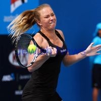 13.1.12. Australian Open Qualifying rounds. Julia Glushko. Photo: Peter Haskin