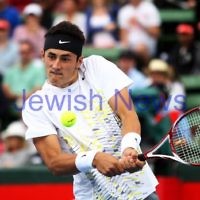14-1-12.AAMI Classic at Kooyong. Mens final, Mardy Fish v Bernard Tomic. Photo: Peter Haskin