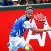 14-1-12.AAMI Classic at Kooyong. Mens final, Mardy Fish v Bernard Tomic. Photo: Peter Haskin