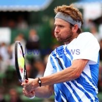 14-1-12.AAMI Classic at Kooyong. Mens final, Mardy Fish v Bernard Tomic. Photo: Peter Haskin