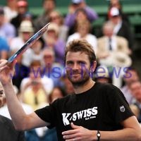 14-1-12.AAMI Classic at Kooyong. Mens final, Mardy Fish v Bernard Tomic. Photo: Peter Haskin