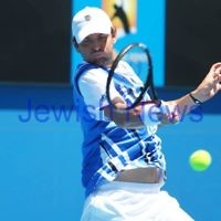 Australian Open Tennis 2012. Mens first round. Mardy Fish (USA) v Gilles Muller (LUX). Photo: Peter Haskin