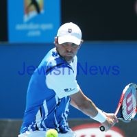 Australian Open Tennis 2012. Mens first round. Mardy Fish (USA) v Gilles Muller (LUX). Photo: Peter Haskin