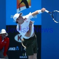 17-1-12. Australian Open 2012. Mens Round 1. Jesse Levine v Marcel Granollers. Photo: Peter Haskin 17-1-12. Australian Open 2012. Mens Round 1. Jesse Levine v Marcel Granollers. Photo: Peter Haskin