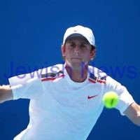 17-1-12. Australian Open 2012. Mens Round 1. Jesse Levine v Marcel Granollers. Photo: Peter Haskin 17-1-12. Australian Open 2012. Mens Round 1. Jesse Levine v Marcel Granollers. Photo: Peter Haskin