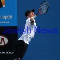 17-1-12. Australian Open 2012. Mens Round 1. Dudi Sela v Thomaz Bellucci. Photo: Peter Haskin