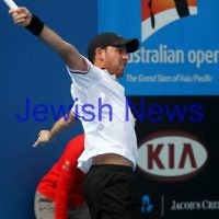 17-1-12. Australian Open 2012. Mens Round 1. Dudi Sela v Thomaz Bellucci. Photo: Peter Haskin