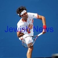 17-1-12. Australian Open 2012. Mens Round 1. Dudi Sela v Thomaz Bellucci. Photo: Peter Haskin