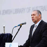 18 March 2012. Opening of the Lamm Jewish Library of Australia. Photo: Peter Haskin
