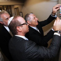 18 March 2012. Opening of the Lamm Jewish Library of Australia. Photo: Peter Haskin