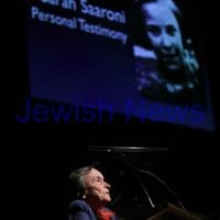 Yom Hashoah 2012. Robert Blackwood Hall, Monash University. Sarah Saaroni. Photo: Peter Haskin