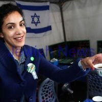 Yom Ha atzmaut 2012 at Luna Park, St Kilda. Photo: Peter Haskin