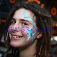Yom Ha atzmaut 2012 at Luna Park, St Kilda. Photo: Peter Haskin