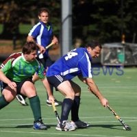 29-4-12. Maccabi Hocky Club v Ballarat. Photo: Peter Haskin