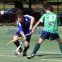 29-4-12. Maccabi Hocky Club v Ballarat. Photo: Peter Haskin