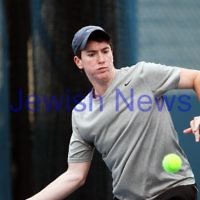 Maccabi Tennis pennent . 26-5-12. Luke Goldberg. Photo: Peter Haskin
