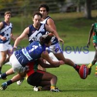 10-6-12. Solidarity Cup. Africa v Israel. Arden Street, Melbourne. Photo: Peter Haskin